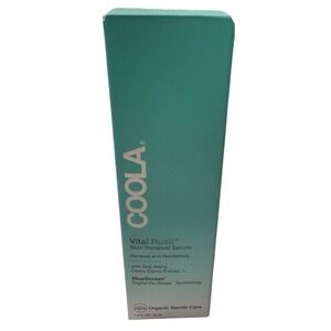 COOLA Vital Rush Skin Renewal Serum 1.0oz Organic BlueScreen Tech New